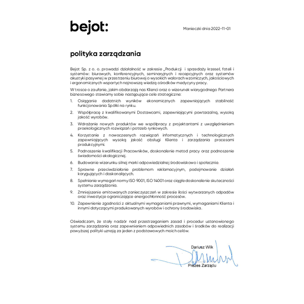 Polityka zarzadzania